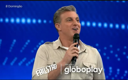 Gafe: TV Globo encerra programa do Huck com logo do Domingão do Faustão