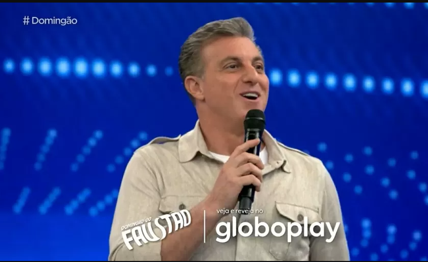 Gafe: TV Globo encerra programa do Huck com logo do Domingão do Faustão
