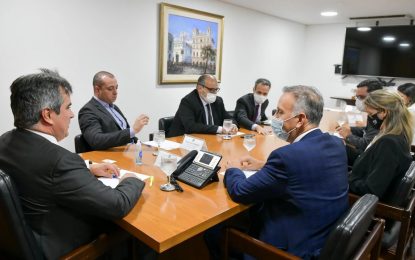 Aguinaldo participa de reunião com o ministro Ciro Nogueira e representantes do setor de esgotamento e saneamento, em Brasília