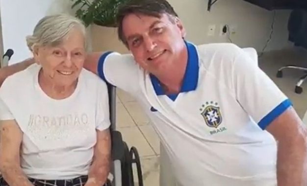 Mãe de Jair Bolsonaro morre aos 94 anos no interior de São Paulo.