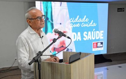 Cícero Lucena anuncia ampliação da rede de assistência e aumento salarial para profissionais da Saúde de João Pessoa