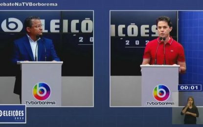 VÍDEO: no debate da TV Borborema, Nilvan relembra desastre da gestão de Veneziano em Campina – “Você deixou o servidor com salário atrasado e a cidade no lixo”
