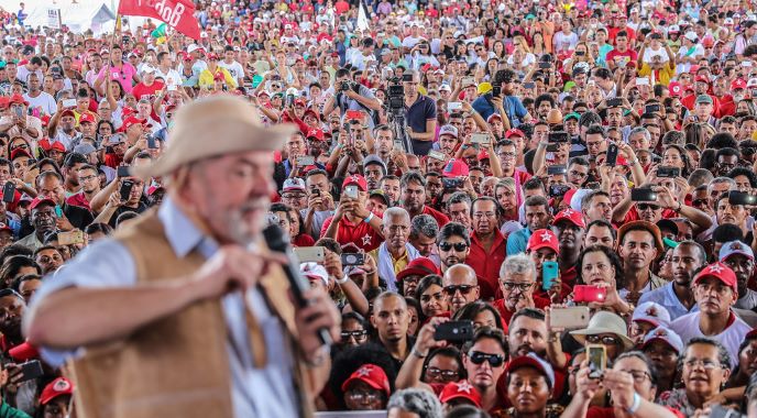 Lula vai a 72% na Região Nordeste, mostra Datafolha