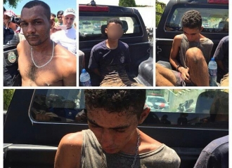 (VEJA VÍDEO)- Polícia detém jovens que tentaram assaltar casa no Bairro dos Estados