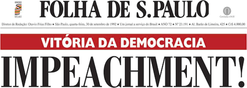 Folha oficializa apoio ao impeachment de Dilma: