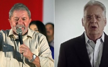 Lula rebate críticas de FHC feitas no programa do PSDB