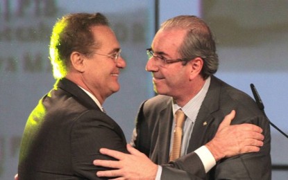 Renan e Cunha ficam irritados por virarem alvos da Lava-Jato