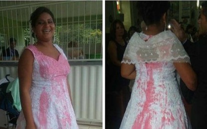 Noiva é atacada por ex-namorada do futuro marido na porta da igreja