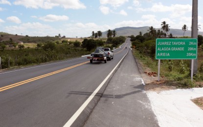 Ricardo entrega rodovias e beneficia mais de 100 mil habitantes do Agreste Paraibano