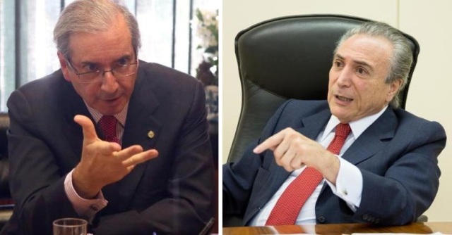 PT e PMDB peitam Cunha e querem Temer