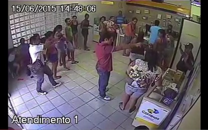 VÍDEO: Assaltantes rendem vigilante e fazem a festa nos Correios de Juarez Távora