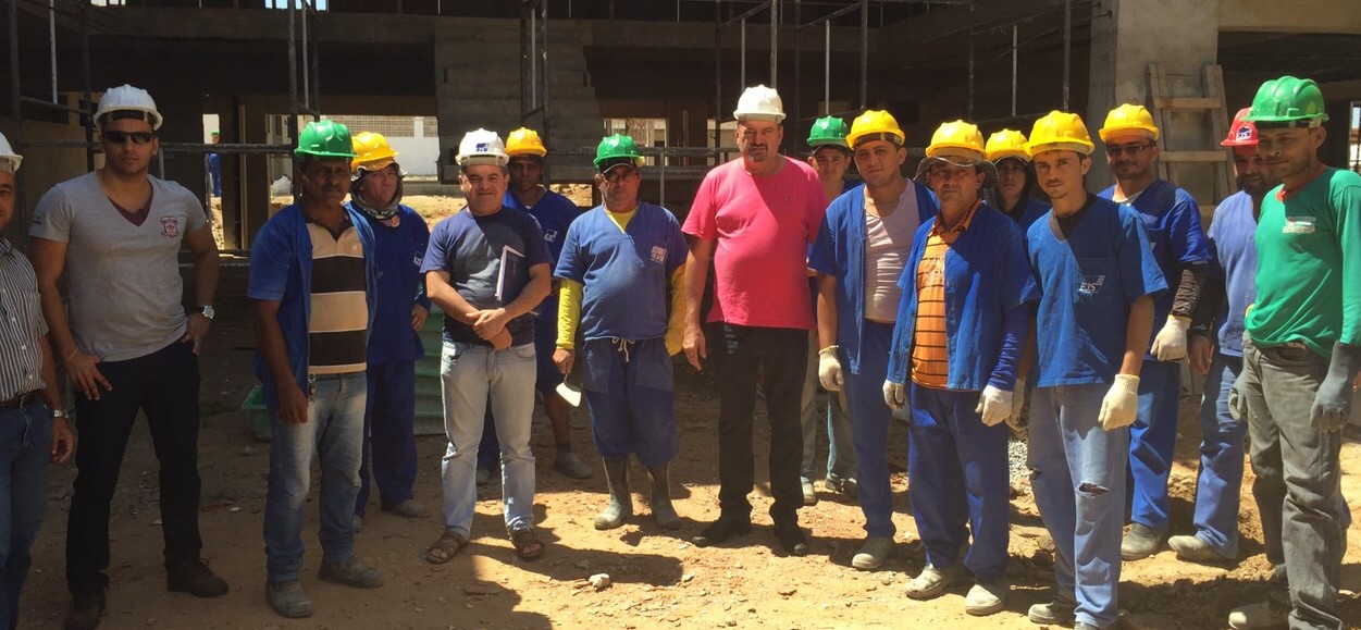 Jeová Campos leva deputados do Rio Grande do Norte ao canteiro de obras da transposição