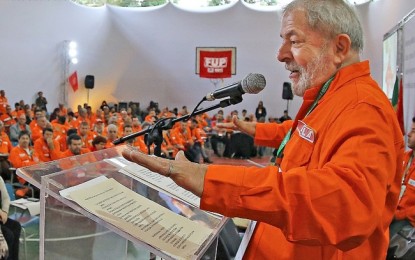 LULA: “A pessoa só pode ser chamada de ladrão quando provar que é ladrão, não pode criminalizar a pessoa antes de ser julgada”