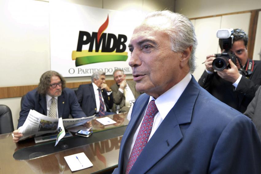 PMDB teme ser o próximo alvo da Lava Jato