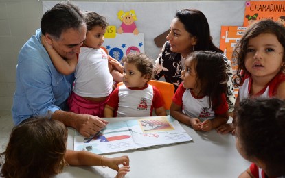 Prefeito entrega Crei reformado em Mangabeira IV e abre 30 novas vagas na Educação Infantil