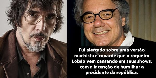 Autor de Vida Bandida dá um esfrega em Lobão “Não autorizei uso político de minha canção”