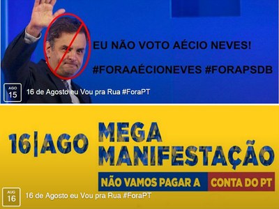 ´Movimento Anti-PT’ criou evento falso no Facebook para atrair pessoas