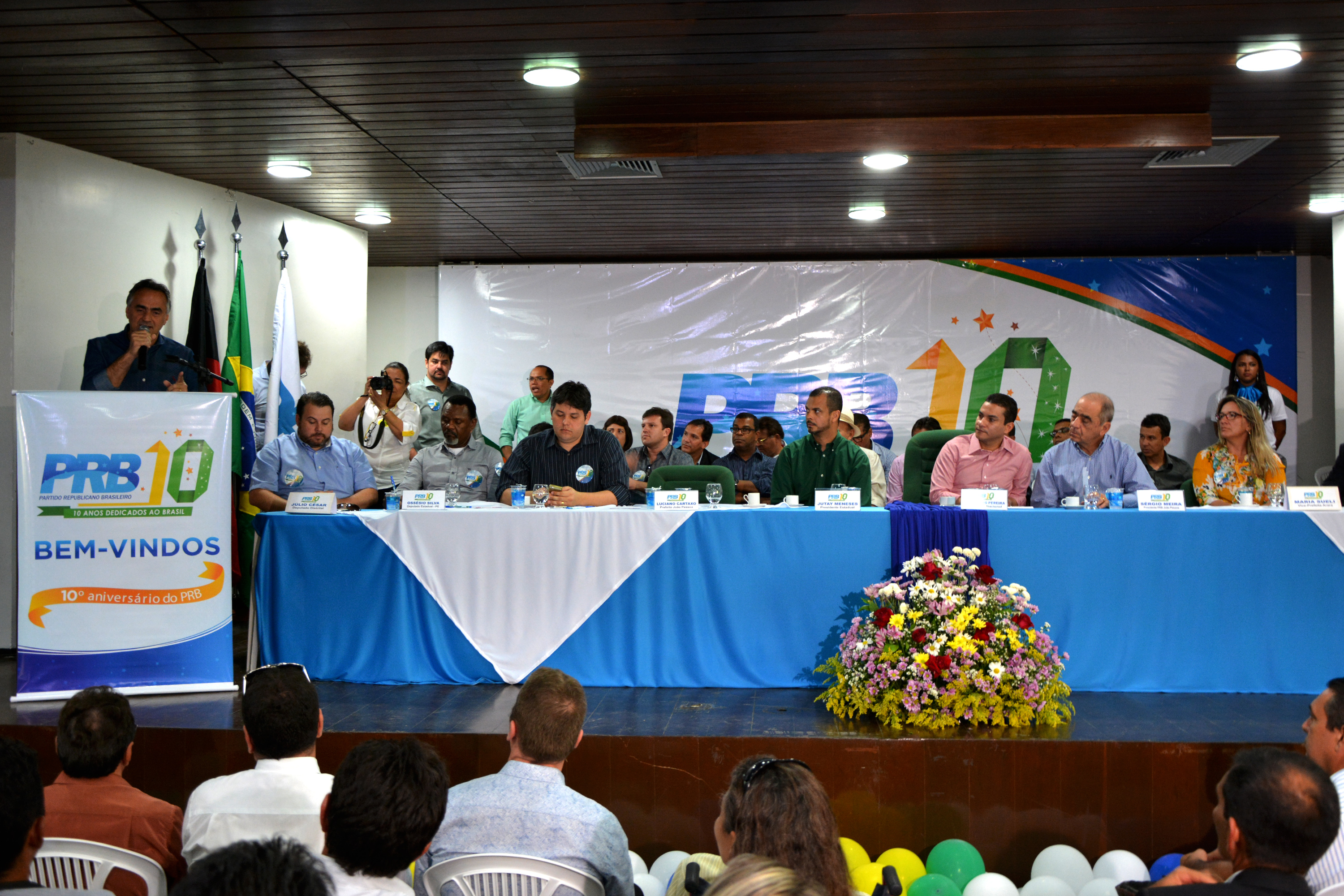 ENCONTRO ESTADUAL: PRB reafirma apoio à reeleição de Luciano Cartaxo