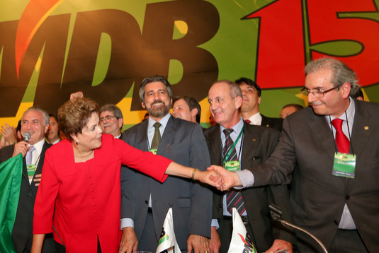 Dilma e Cunha têm primeiro encontro no Planalto depois de rompimento