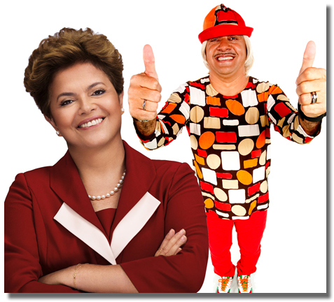 TIRIRICA ELOGIA DILMA: Quanto mais explica, pior fica!