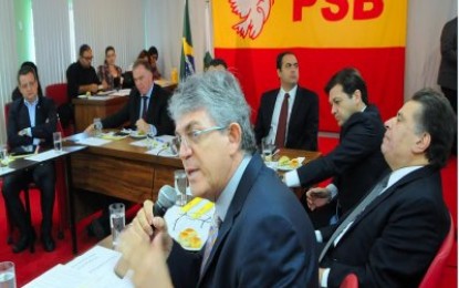 PSB NACIONAL DIVIDIDO: Ricardo conclamou, “Em vez de se ficar olhando para rusgas eleitorais, se pense no Brasil”