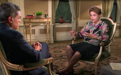VÍDEO – Em entrevista a CNN Dilma minimiza Impeachment