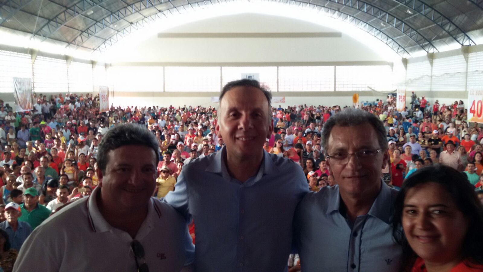 Em evento na cidade de São Bento, Aguinaldo Ribeiro e Galego Souza filiam três vereadores ao PP