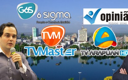 GUERRA DE PESQUISAS NA SEGUNDA-FEIRA: TV Master x TV Arapuan