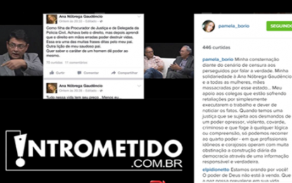 Pâmela Bório apoia carreira de comentarista política de loira que chamou RC de Hitler