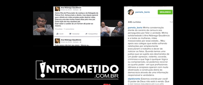 Pâmela Bório apoia carreira de comentarista política de loira que chamou RC de Hitler