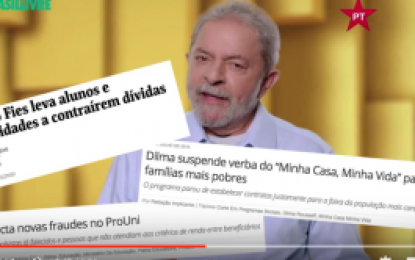 VEJA VÍDEO: Vídeo de Lula ganha versão sarcástica do Movimento Brasil Livre