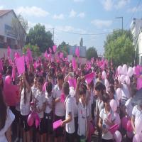 Caminhada rosa pela vida é realizada com grande êxito e recebe aplausos da população de Pombal