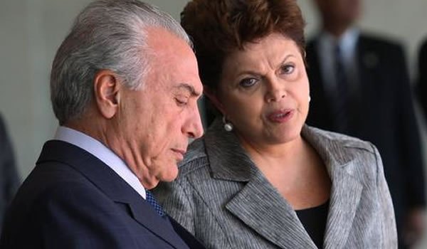 Dilma e Temer vão se reunir hoje a tarde para discutir relação