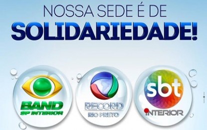 Band, Record e SBT se unem para ajudar vítimas da tragédia da Samarco