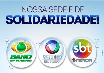 Band, Record e SBT se unem para ajudar vítimas da tragédia da Samarco