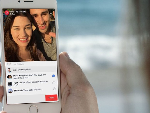 App do Facebook ganha função de transmissão em vídeo ao vivo