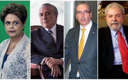 DESAFIOS DE 2016: Os destinos de Dilma, Temer e Cunha. E Lula ?