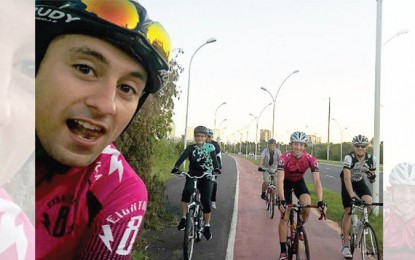 Ciclistas encontram Dilma Rousseff pedalando no Rio Grande do Sul