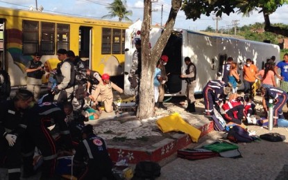 Acidente entre trem e ônibus de Santa Rita tem pelo menos três mortos e dezenas de feridos; veja vídeo