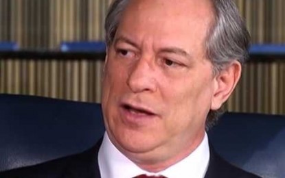 Ciro diz que sairia do país de novo em caso de 2º turno entre Lula e Bolsonaro