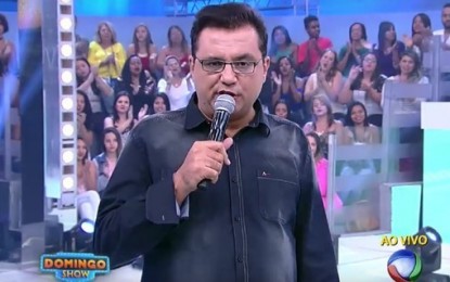 Após reclamar da Record no ar, Geraldo Luís é suspenso do Domingo Show