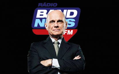 Ricardo Boechat participa da inauguração da Band News FM em João Pessoa