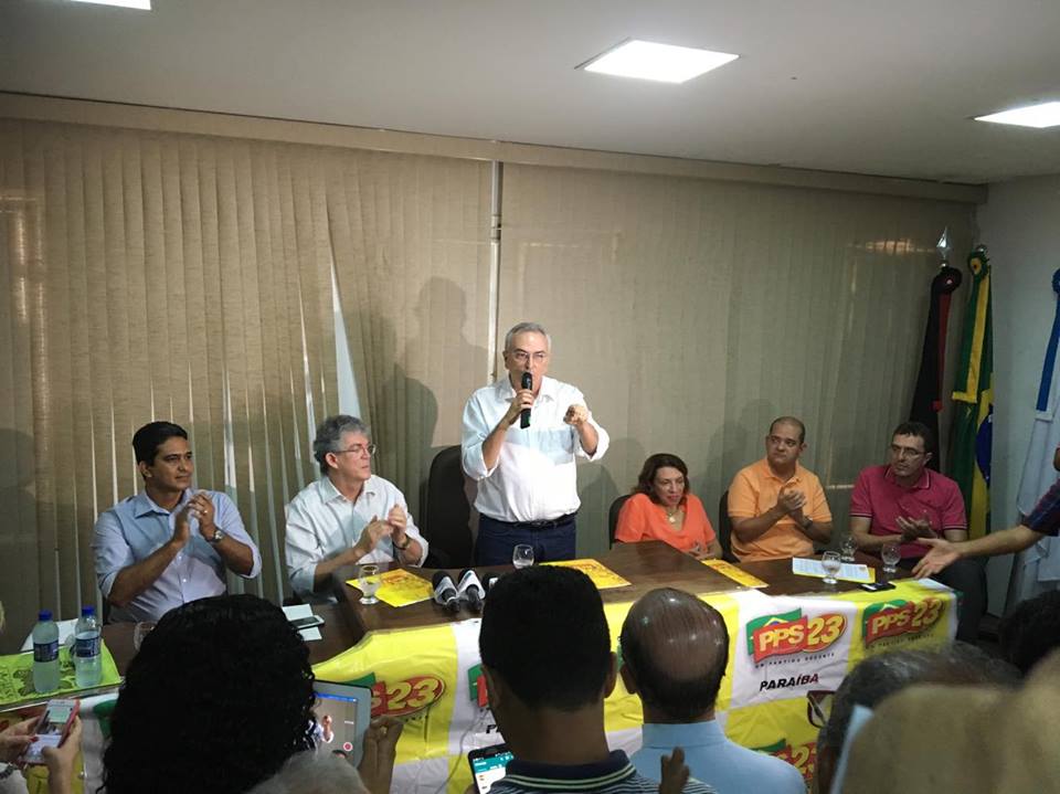 PPS anuncia apoio a Cida Ramos, Governador participou da coletiva