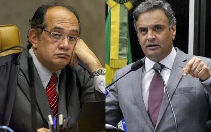 Gilmar Mendes pede que processos contra Aécio voltem à PGR para nova análise