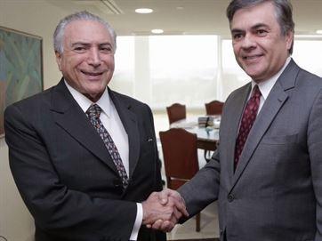 VEJA VÍDEO – Cássio se reúne com Temer e garante conclusão da transposição do São Francisco até dezembro