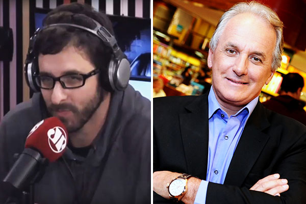 VEJA VÍDEO – Rafinha Bastos e Otávio Mesquita discutem ao vivo durante programa de rádio