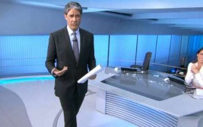 William Bonner é homenageado pelos 30 anos na Globo: ‘Firma como família’