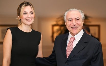 Marcela Temer sai do lar e faz sua estreia no Planalto