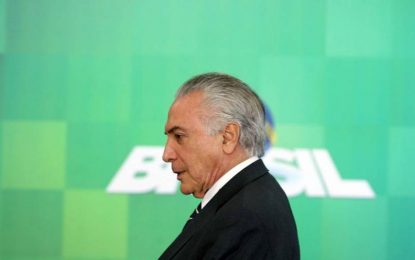 Ministério Público quer impedir Temer de se candidatar em 2018