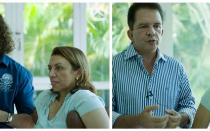 Veneziano e Nabor não seguem o partido e anunciam apoio a pré-candidatura de Cida em João Pessoa